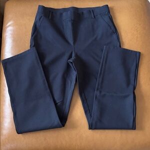 Slim Straight Navy Women's Pants - Small Petite
